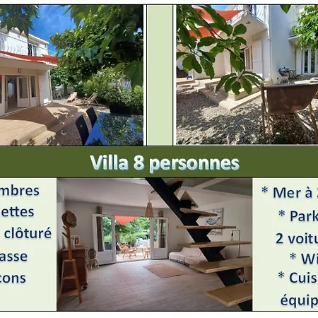8 Pers, 4 Ch, Jardin, Clim 200m De La *