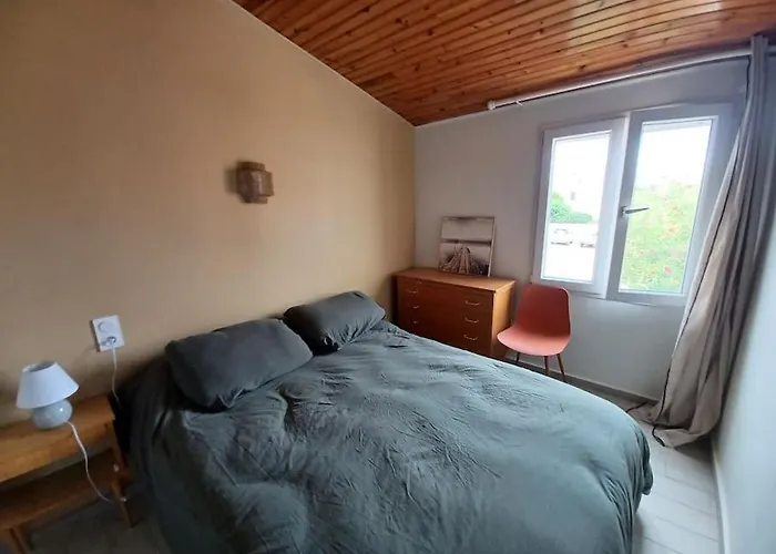 Casa de Férias 8 Pers, 4 Ch, Jardin, Clim 200m De La *